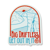 Get Out In It Sticker