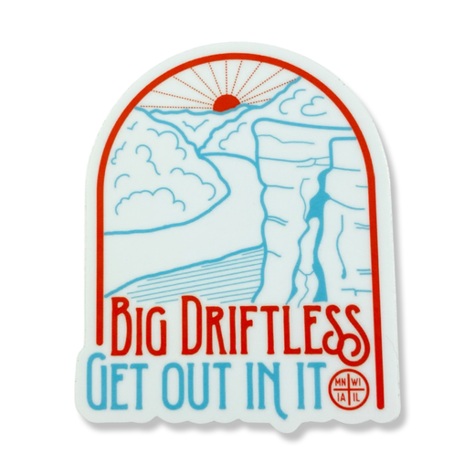 The Original driftless Stickers & Magnets